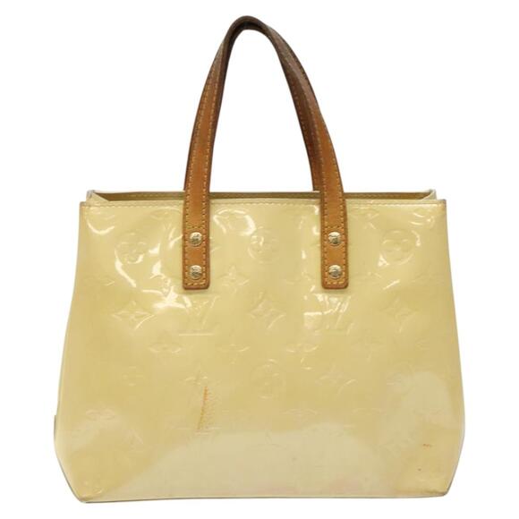 LOUIS VUITTON Monogram Vernis Reade PM Hand Bag Perle M91336 - Picture 3 of 12